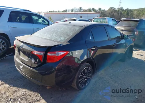 2014 Toyota Corolla S Plus from USA, damaged, VIN 2T1BURHE9EC160957